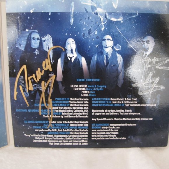 SIGNED Voodoo Terror Tribe CD - Picture 1 of 7